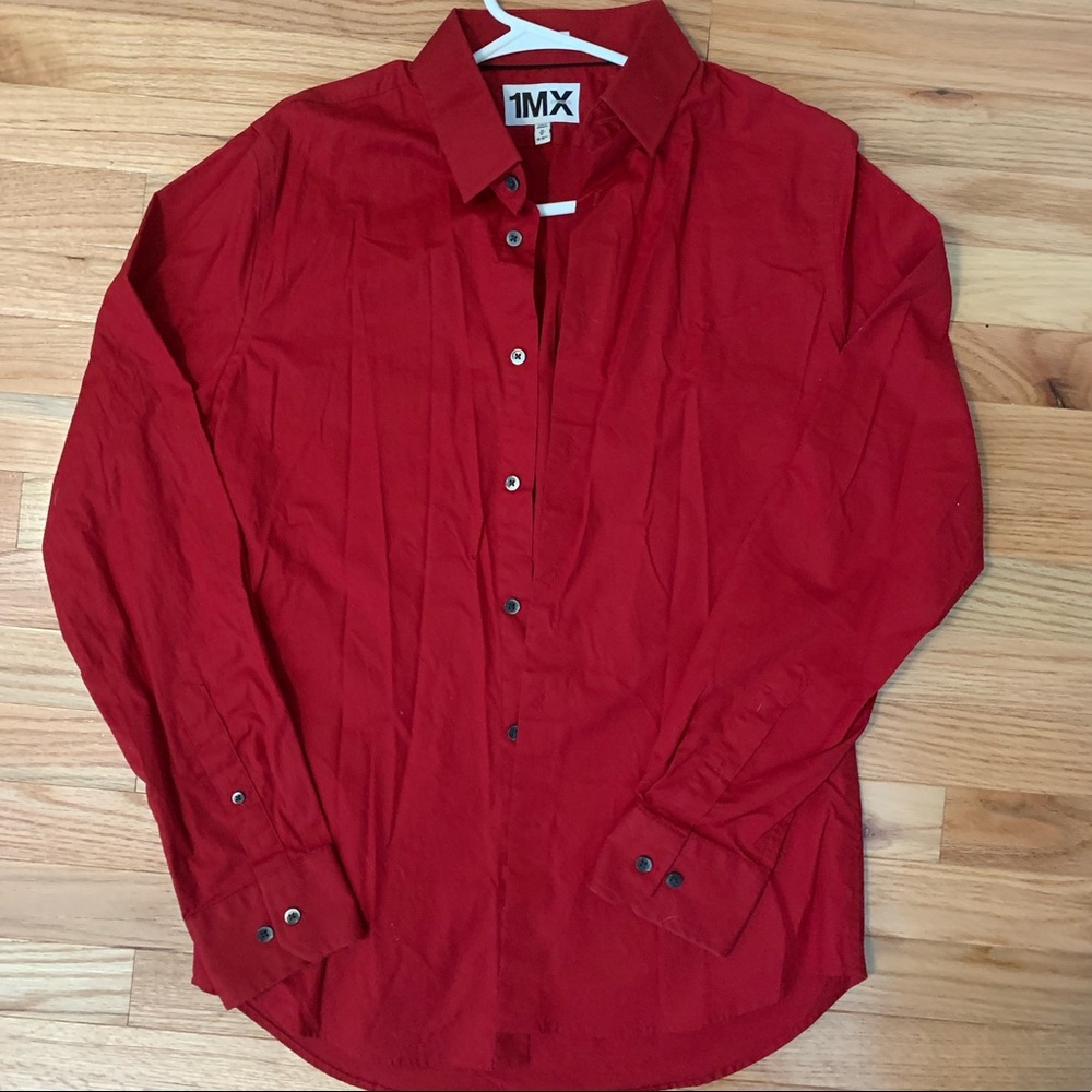 Express Red Dress Shirt